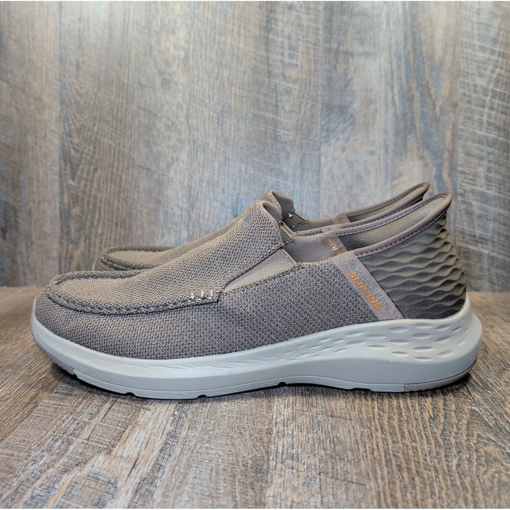 Skechers Men's Size 11 Slip-Ins Relaxed Fit Parson-Ralven Casual Taupe Brown - Picture 6 of 13